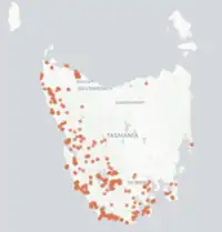 Chordifex hookeri distribution