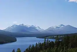 Atnsjøen and Rondane in June 2009