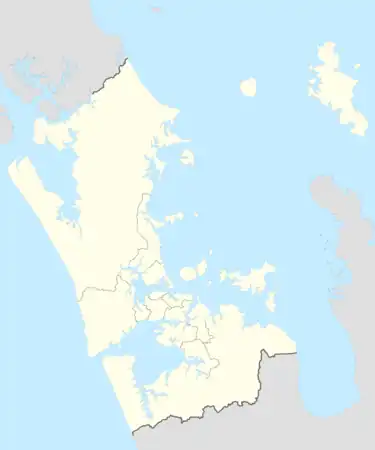 1835 Auckland earthquake is located in Auckland