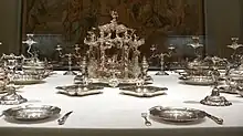 Silver table service from Augsburg of the Prince-Bishop of Hildesheim