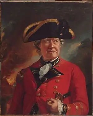 August de la Motte; commander of the Hanoverian brigade during the siege – painting by John Singleton Copley. Harvard Art Museum