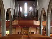 interior view towards the chorus and main portal