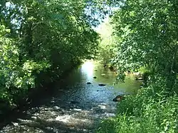 Höllenau hinter der Brücke in Aukrug-Böken