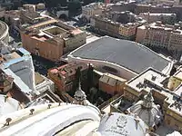 The roof of the audience hall in 2008