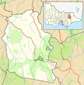 Myrtleford is located in Alpine Shire