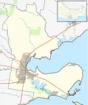 Anakie is located in City of Greater Geelong