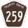 Tourist Drive 259 marker