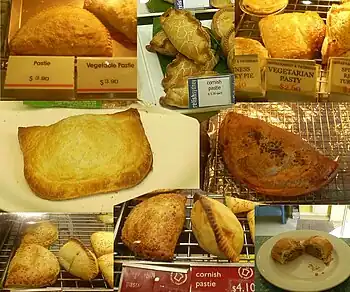 An assortment of pasties