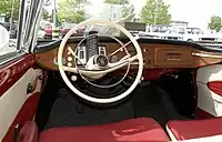 Interior of a 1963 Auto Union 1000S Coupé Deluxe