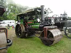 Aveling & Porter roller "Britannia" (s/n 8548) at Bromyard Gala show, Herefordshire 2008