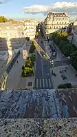 The Foch avenue as seen from the Porte du Peyrou