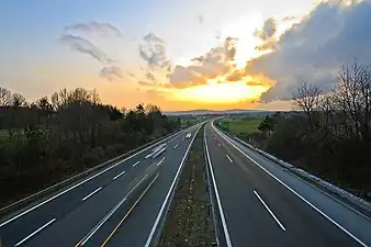 A1 near Postojna