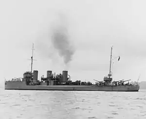 BAP Almirante Guise the former Russian destroyer Avtroil.