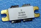 BLF861A RF LDMOS transistor. RF LDMOS transistor 860 MHz 150W.