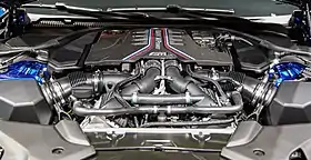 BMW S63 twin-turbocharged V8 engine