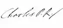 Charles Edward Stuart's signature