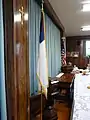 Bay Ridge United Church Christian and American Flags in Memory of Andrew Parsons, moved to 4th Avenue Presbyterian Church