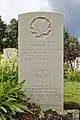 Rennie's CWGC gravestone in Brookwood Military Cemetery