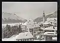 Samedan ca. 1930, with the Chesa Planta