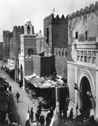 Bab Diwan with Porte De France in the 20th century