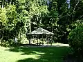 A picnic shelter at Babinda Boulders