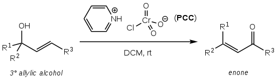 Babler oxidation of tertiary allylic alcohols