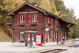 The station building from the east