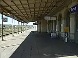 Platform 4 on the Kamenz – Pirna railway