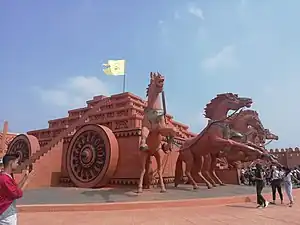 Bahubali film set in Ramoji Film City, Hyderabad, India