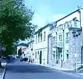 Balchik's main street going down the harbor