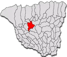 Location in Gorj County