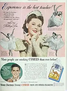 Image 18"More Doctors Smoke Camels than Any Other Cigarette" advertisement for Camel cigarettes in the 1940s (from Medical ethics)