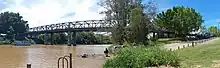 Ballina St. road bridge at Lismore, carrying the Bruxner Highway over the Wilsons River