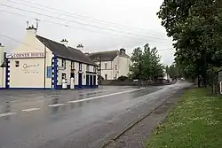 R436 road through the village