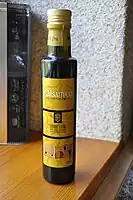 A Greek balsamic vinegar made at Agia Triada Monastery from aged must