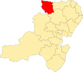 Location of the ward