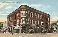 Bank building in 1910