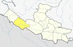 Location of Banke District