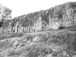 A view of an archeological site