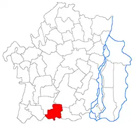 Location in Brăila County