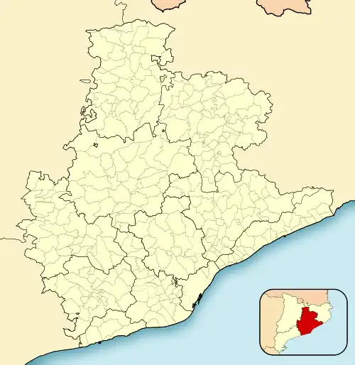 Monistrol de Montserrat is located in Province of Barcelona