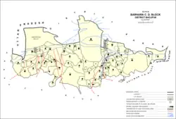 Map of Sinha(#846) in Barhara block