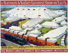 A Barnum & Bailey Greatest Show on Earth poster, 1899