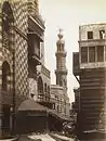 Sultan Barquq's madrasa-mosque before restoration.