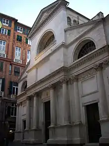 Façade of S. Maria delle Vigne