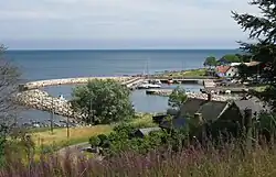 Baskemölla harbour