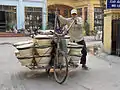 Transporting ceramics at Bat Trang, Vietnam