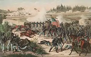 Image 22The Battle of Olustee was the only major Civil War battle fought in Florida. (from History of Florida)