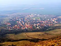 View of Bavory from Stolová hora