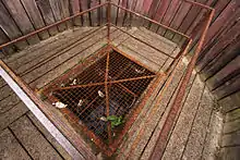 Access to German counter-mining shaft – Bayernwald trenches,  Croonaert Wood, Ypres Salient